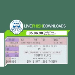 1990-05-06: Toad's Place, New Haven, CT, USA