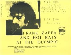Frank Zappa and Hot Rats at the Olympic