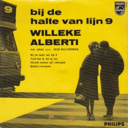 Bij de halte van lijn 9