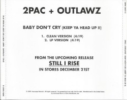 Baby Don’t Cry (Keep Ya Head Up II)