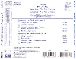 Symphonies: no. 5, op. 76 / no. 7, op. 70