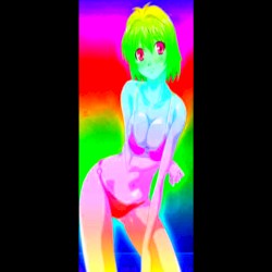 LII: ポーズの純粋なエクストリームレインボー