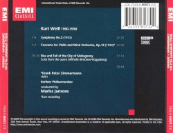 Weill: Symphonie no. 2 / Violin Concerto / Mahagonny-Suite