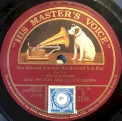 She Showed Him This, She Showed Him That / My Girl's Fond of Tulips