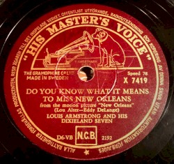 Do You Know What It Means to Miss New Orleans / Endie