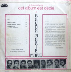 L'Intrépide Bavon Marie Marie