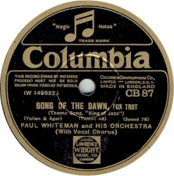 Song of the Dawn / I Like to Do Things for You