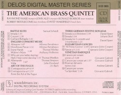 American Brass Quintet Plays Renaissance, Elizabethan and Baroque Music (American Brass Quintet)