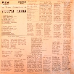 Las últimas composiciones de Violeta Parra
