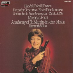 Händel, Babell, Baston: Recorder Concertos / Jacob: Suite for Recorder
