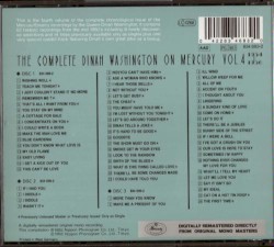 The Complete Dinah Washington on Mercury, Volume 4 (1954-1956)