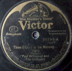 Three O'Clock in the Morning / Oriental Fox Trot