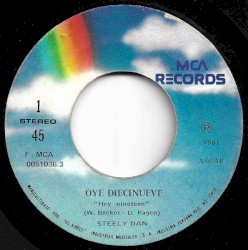 Oye Diecinueve / Tiempo Olvidado = Hey Nineteen / Time Out of Mind