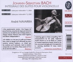 Intégrale Des Suites Pour Violoncelle