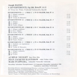6 Divertmenti, Op. 100, Hob iV: 6–11