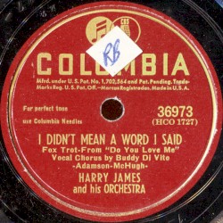 I Didn't Mean a Word I Said / Who's Sorry Now?