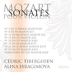 Violin Sonatas K8, 13, 26, 28, 303, 360, 377, 378, 403