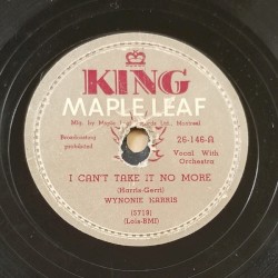 I Can't Take It No More / I Like My Baby's Pudding