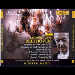 Symphony no. 1 / Symphony no. 4 / Symphony no. 3 / Overture "Coriolan" / Overture "Egmont"