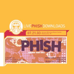 2003‐07‐21: Verizon Wireless Music Center, Noblesville, IN, USA