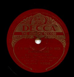 ’t Is maar één maal in de week zaterdagavond / Dat briefje