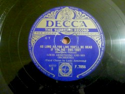 As Long as You Live (You'll Be Dead If You Die) / When the Saints Go Marching In