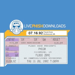 1992-07-16: Flood Zone, Richmond, VA, USA