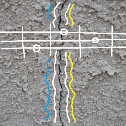 cracks in the stucco