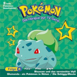 Pokémon: Das Hörspiel zur TV-Serie, Folge 4: Bisasam und das versteckte Idyll / Glumanda - ein Pokémon in Nöten / Die Schiggy-Meute
