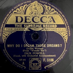 Why Do I Dream Those Dreams? / I'll String Along With You