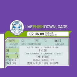 1989-02-06: The Front, Burlington, VT, USA