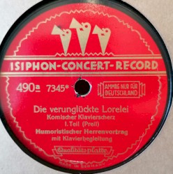Die verunglückte Lorelei