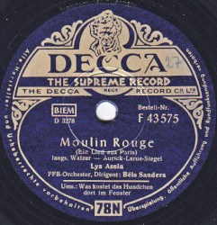 Moulin Rouge / Was kostet das Hundchen dort im Fenster?