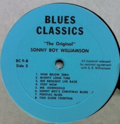 Blues Classics by “The Original” Sonny Boy Williamson