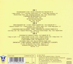 Violinkonzert / Streichquartett Nr. 1 / Souvenir de Florence