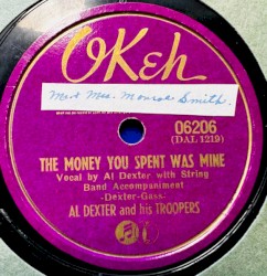 The Money You Spent Was Mine / Alimony Blues