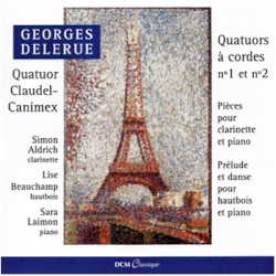 Quatuors à cordes n° 1 et n° 2, Pièces pour clarinette et piano, Prélude & danse pour hautbois et piano