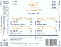 Piano Sonatas, Volume 7: Nos. 29 and 33-35
