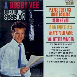 A Bobby Vee Recording Session