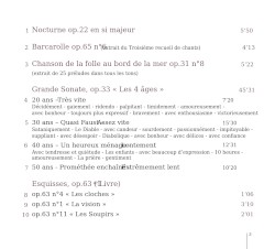 œuvres pour piano