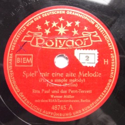 Spiel' mir eine alte Melodie / Ein Gläschen Wein und du