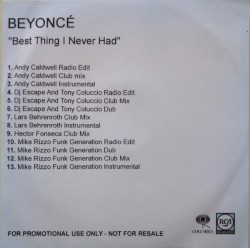 Best Thing I Never Had (remixes)