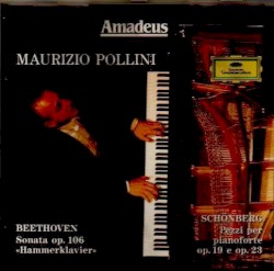 Beethoven: Sonata, op. 106 «Hammerklavier» / Schönberg: Pezzi per pianoforte, op. 19 e op. 23