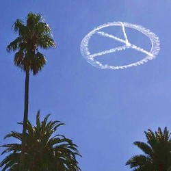 Scratching Peace Symbols In The Sky