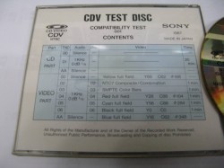 CDV Test Disc: Compatibility Test 001