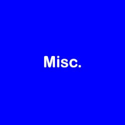miscellaneous