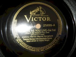 As Long as You Live / A‐Tisket A‐Tasket