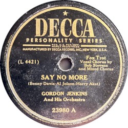 Say No More / Tomorrow