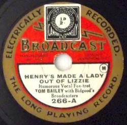 Henry's Made a Lady Out of Lizzie / I Want to Be Alone With Mary Brown