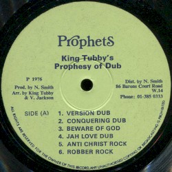 King Tubby's Prophesy Of Dub